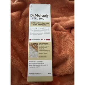 Dr. Melaxin Peel Shot Exfoliant White Rice Ampoule 2.7 fl oz (80 ml) NEW